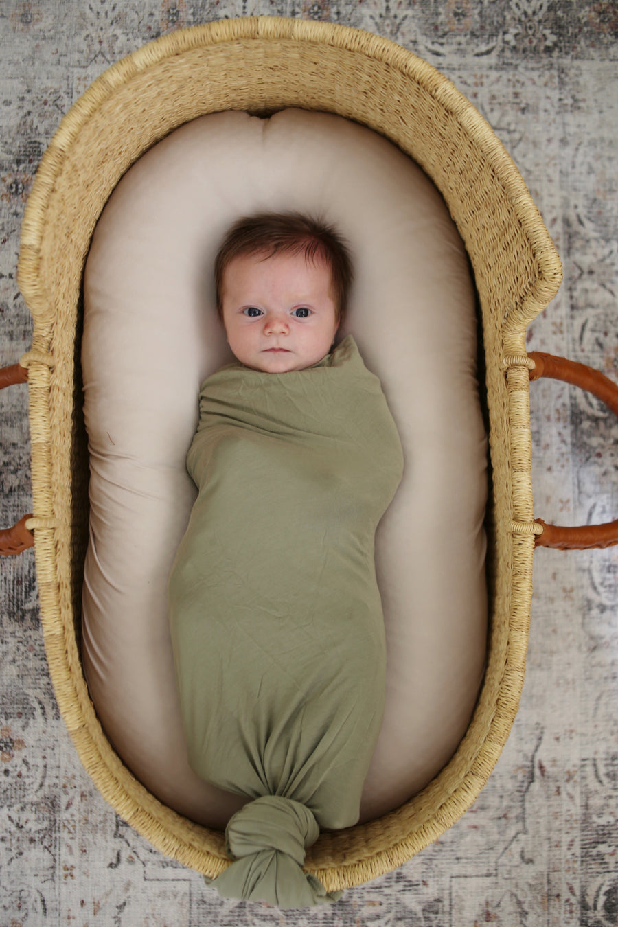 Dried Thyme Bamboo Swaddle Blanket